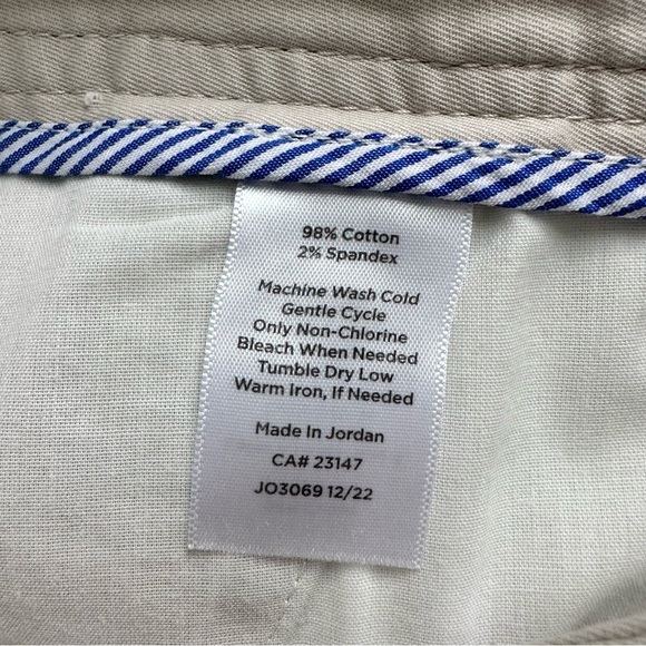Talbots‎ Pants Womens 12P Beige Relaxed Chino Supersoft Mid Rise Stretchy NWT - Picture 7 of 11